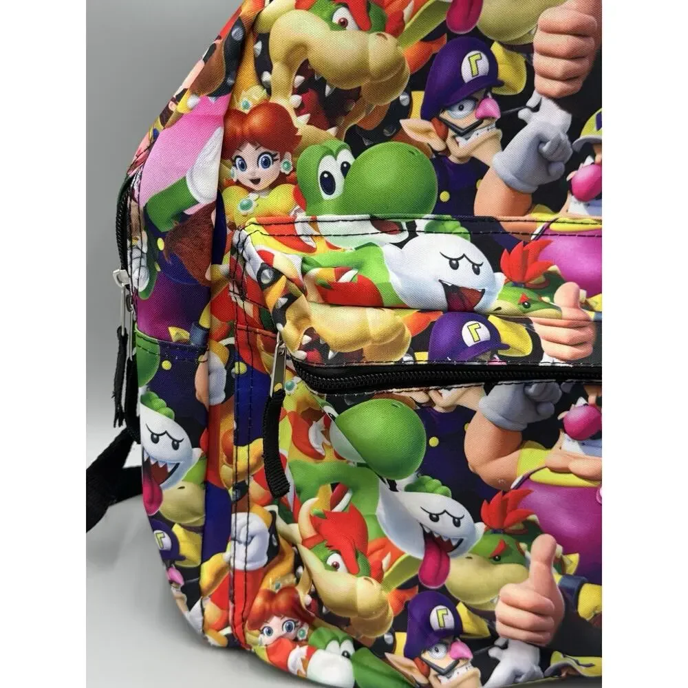 Super Mario Bros All Over Backpack Bookbag Bag 2019 Nintendo